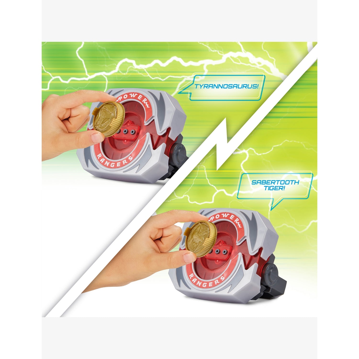 Power Rangers Power Morphle deluxe buckle toy 10cm, UK version