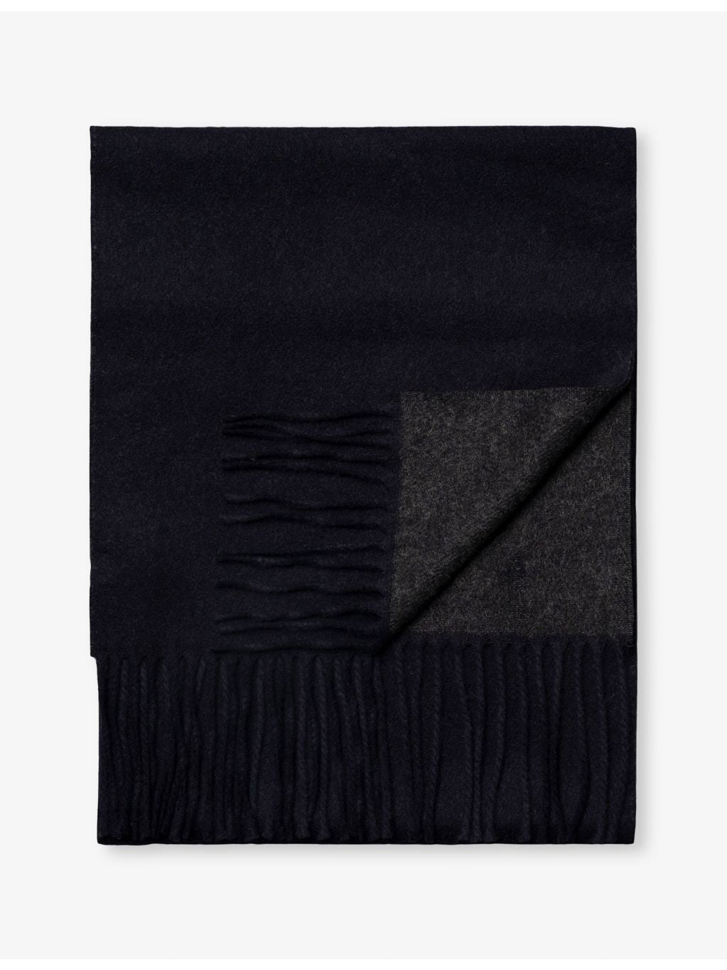 Eton fringed cashmere scarf, 100% cashmere (British brand)