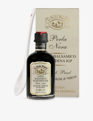 La Vecchia Dispensa Black Pearl balsamic vinegar 100ml, imported from the UK