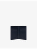 Sandro grained leather card holder 10cm, imported from the UK