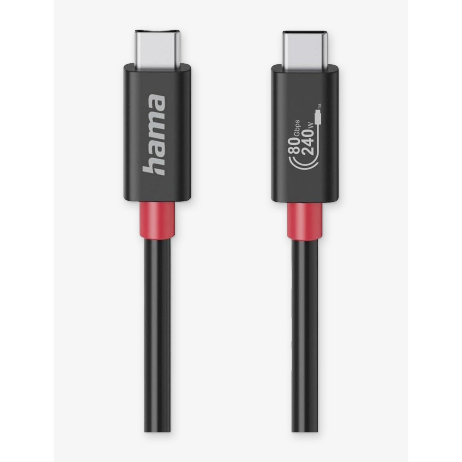 Hama USB-C E-Marker cable with 240W charging (British brand)