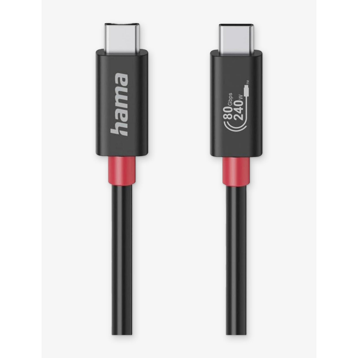 Hama USB-C E-Marker cable with 240W charging (British brand)
