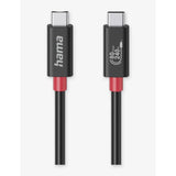 Hama USB-C E-Marker cable with 240W charging (British brand)