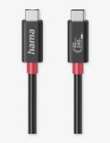 Hama USB-C E-Marker cable with 240W charging (British brand)