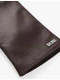 BOSS leather gloves with smooth finish, imported from the UK