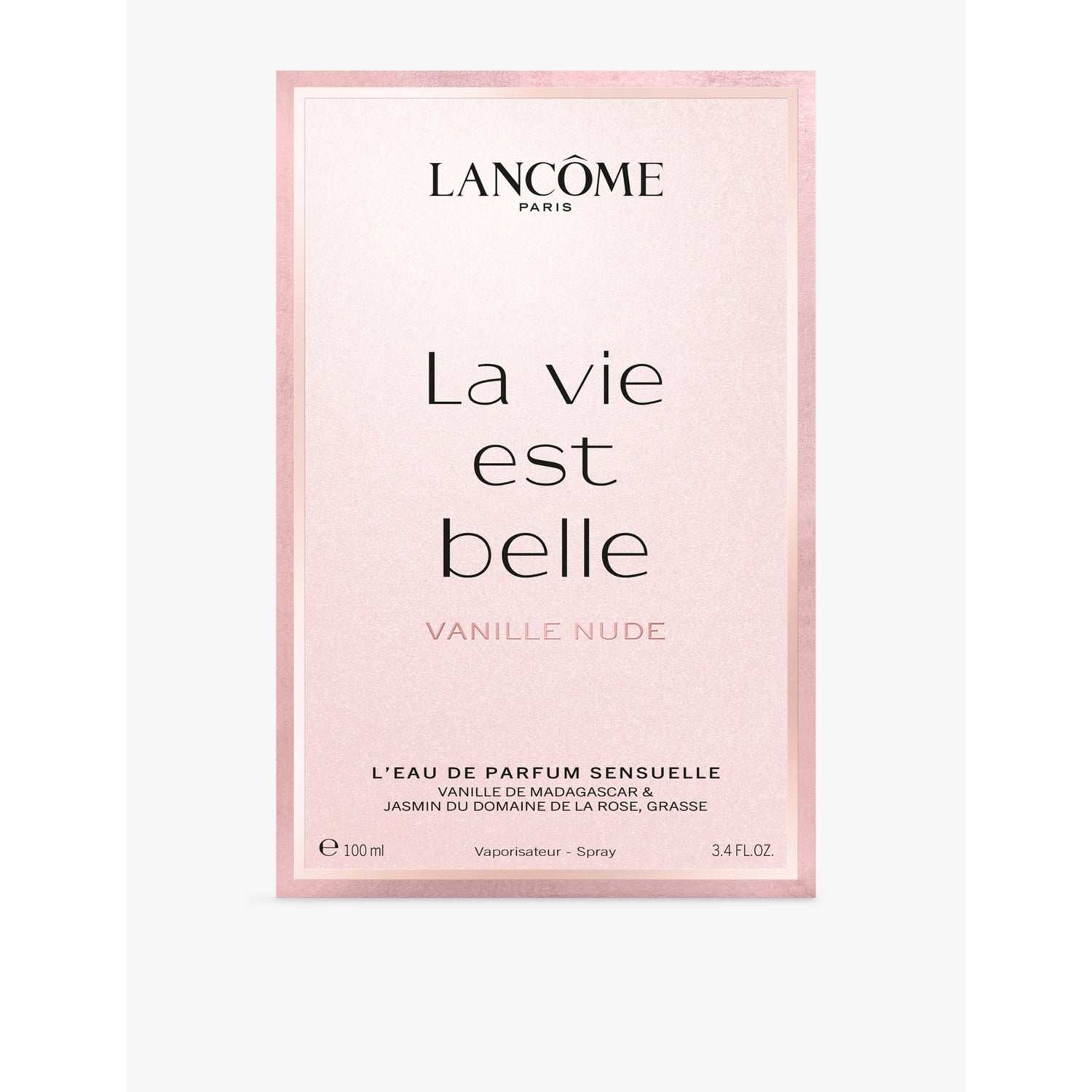 Lancôme Vanille Nude Eau de Parfum, imported from the UK