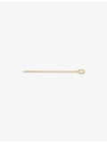 Phoria 18ct gold vermeil white topaz chain bracelet (British brand)
