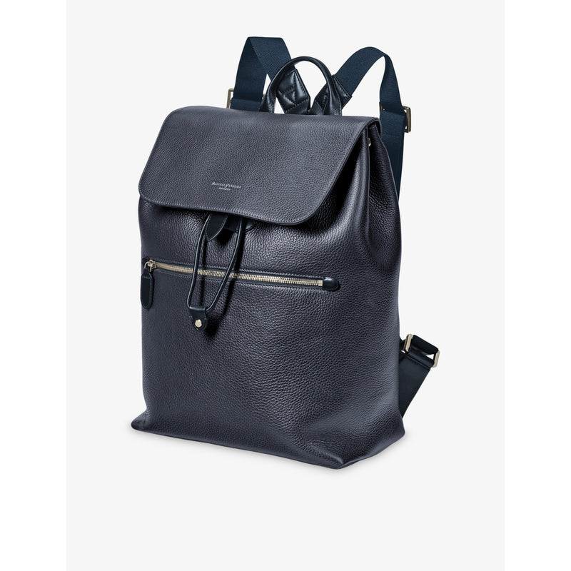 Aspinal of London Reporter leather backpack 18L, imported from the UK