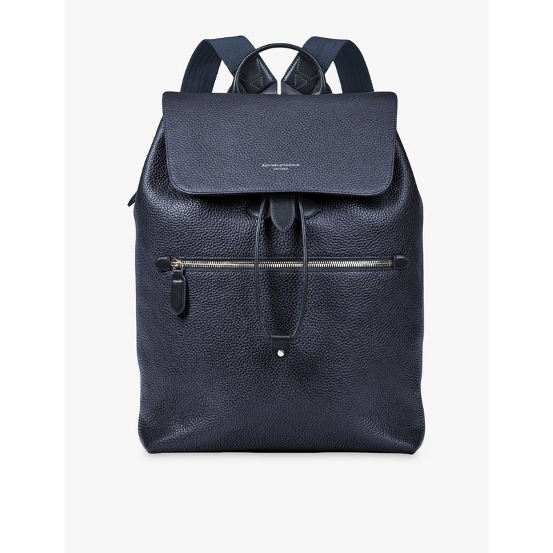 Aspinal of London Reporter leather backpack 18L, imported from the UK