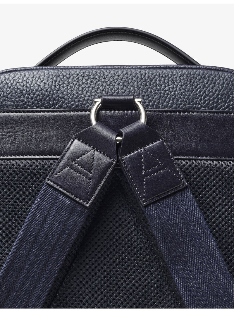 Aspinal of London zipped leather backpack 24L, imported from the UK