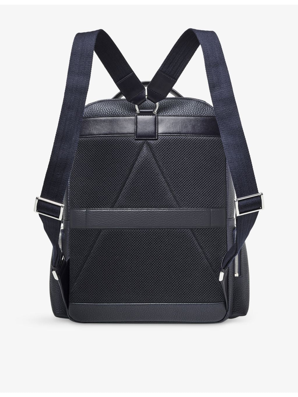 Aspinal of London zipped leather backpack 24L, imported from the UK