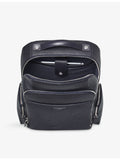 Aspinal of London zipped leather backpack 24L, imported from the UK