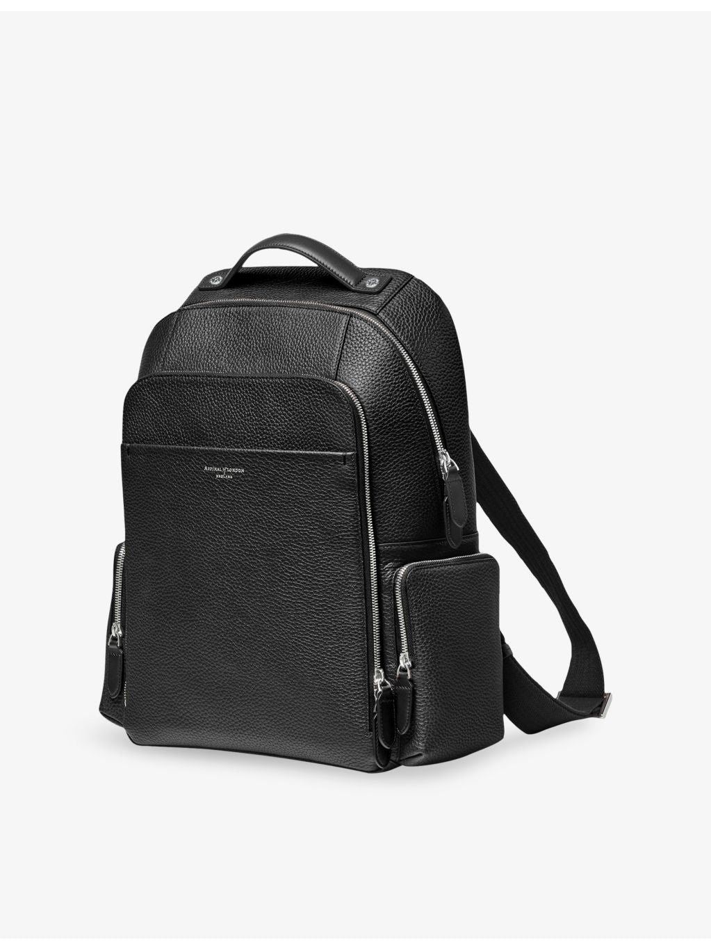 Aspinal of London leather backpack with zip fastening, imported from the UK