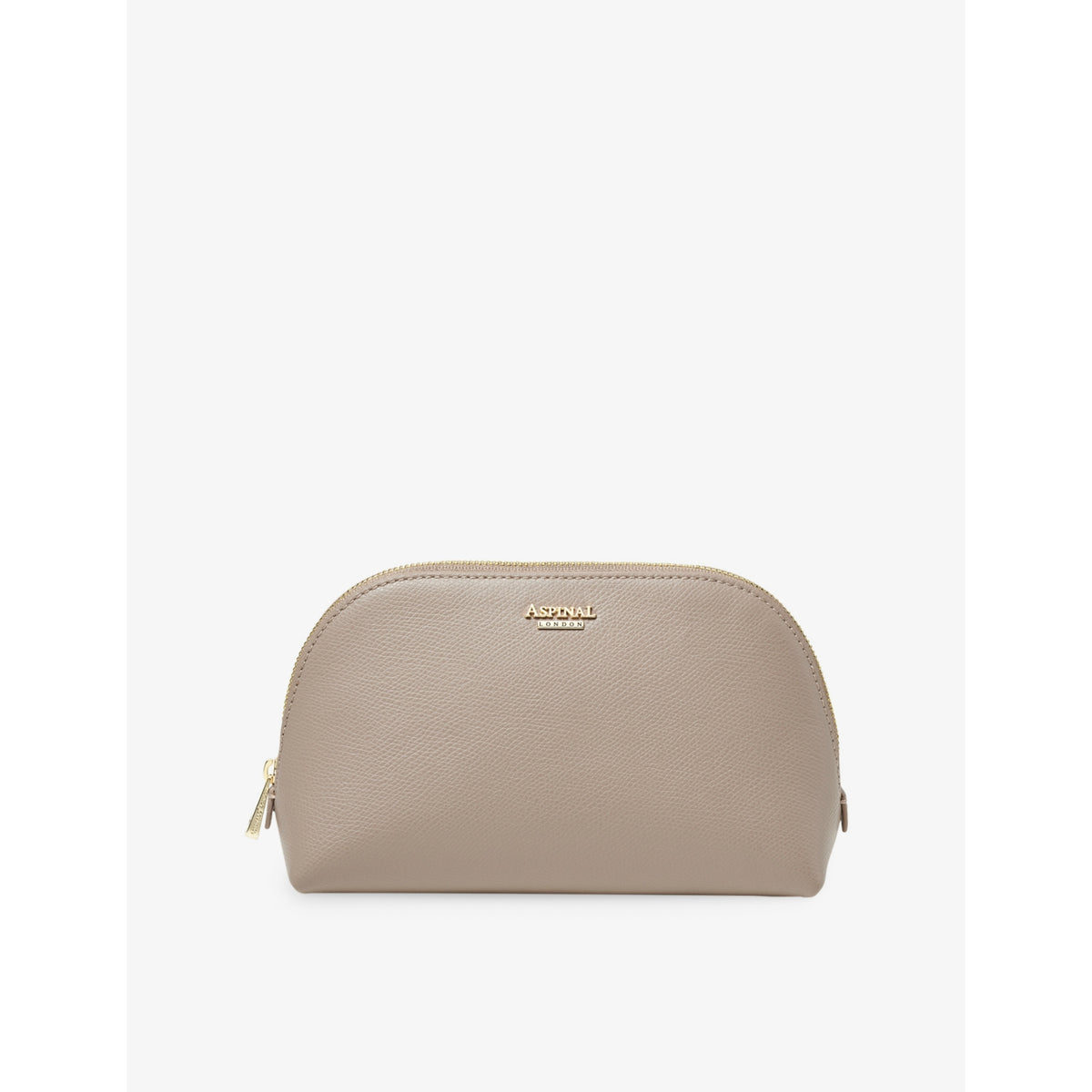 Aspinal of London small Saffiano-leather cosmetic case (British brand)