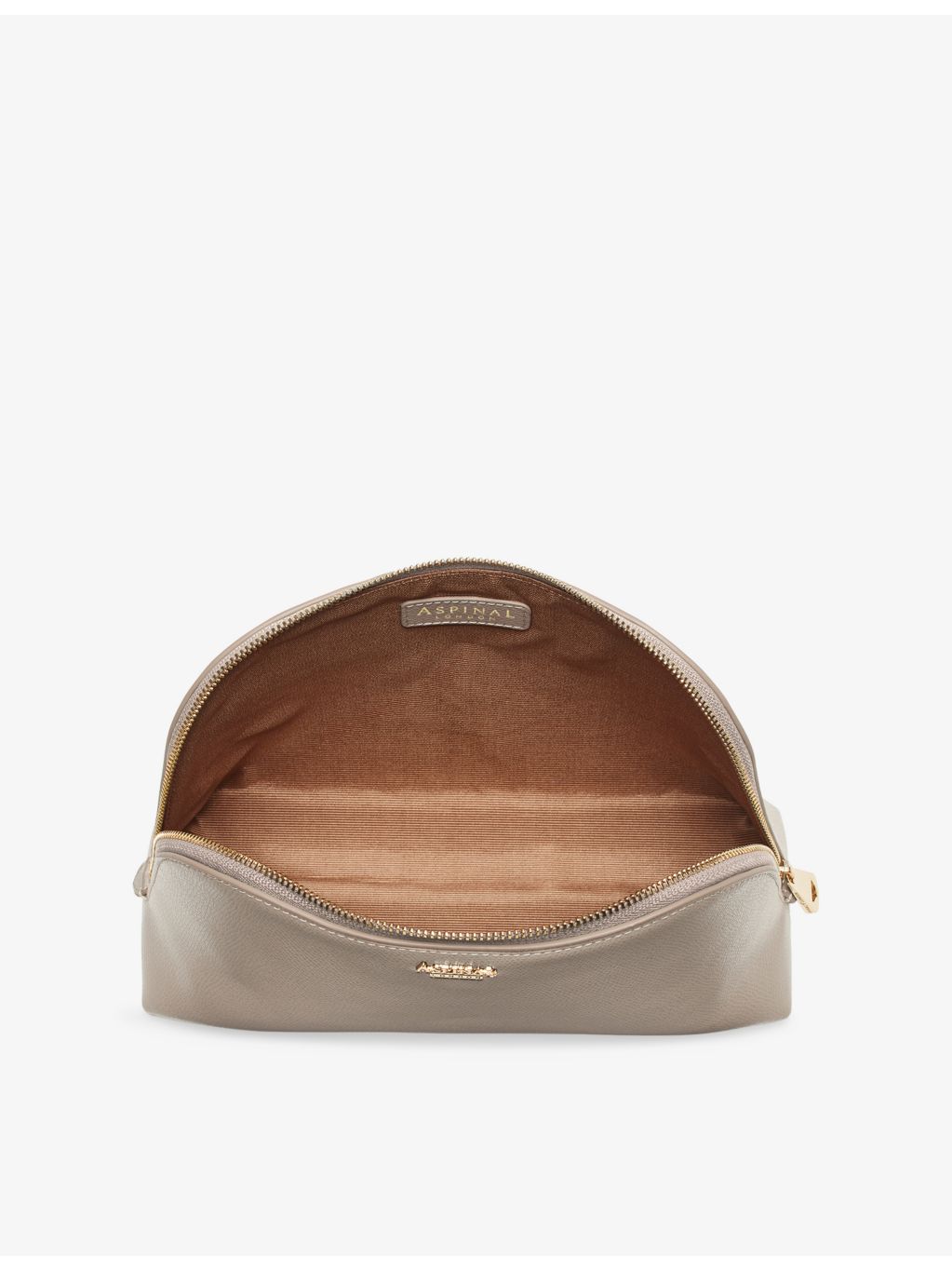 Aspinal of London large saffiano-leather cosmetic case - British product
