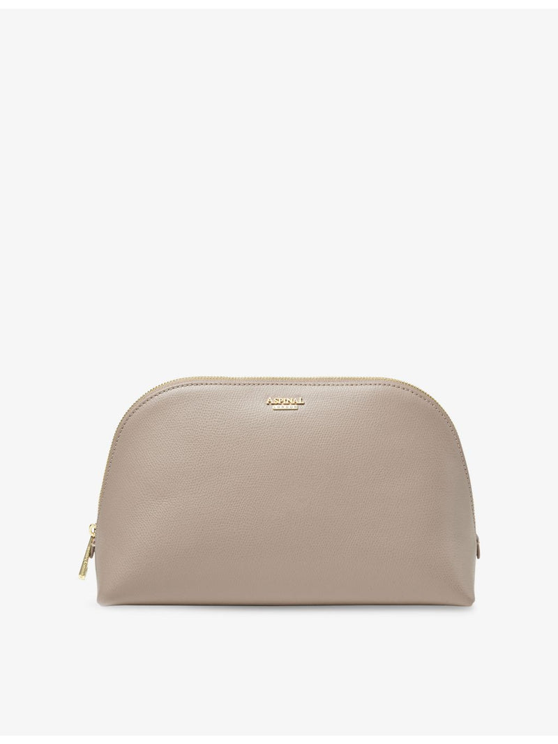 Aspinal of London large saffiano-leather cosmetic case - British product