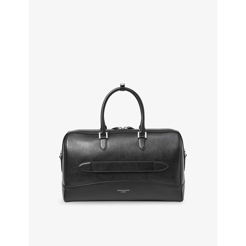 Aspinal of London Connaught leather flight bag, imported from the UK
