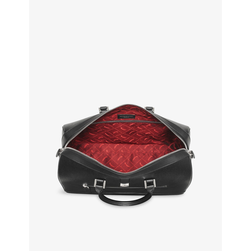 Aspinal of London Connaught leather flight bag, imported from the UK