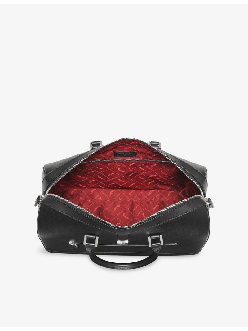 Aspinal of London Connaught leather flight bag, imported from the UK