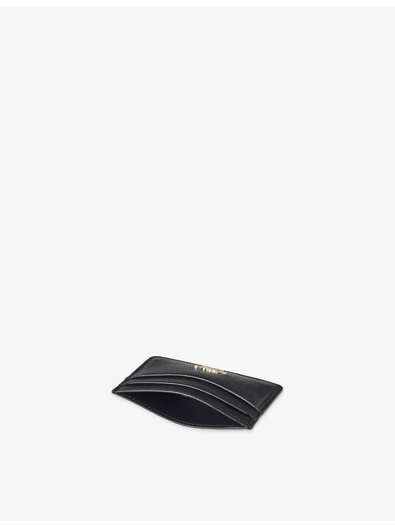 Aspinal of London slim leather card holder with card slots (British brand)