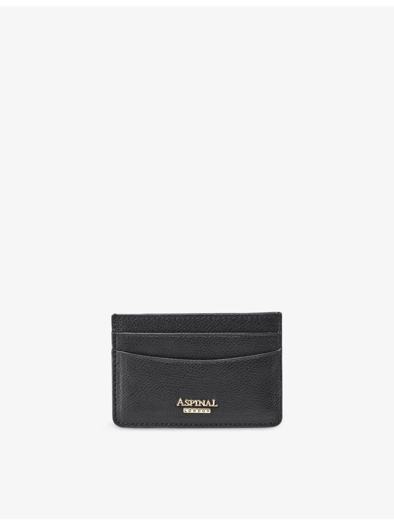 Aspinal of London slim leather card holder with card slots (British brand)