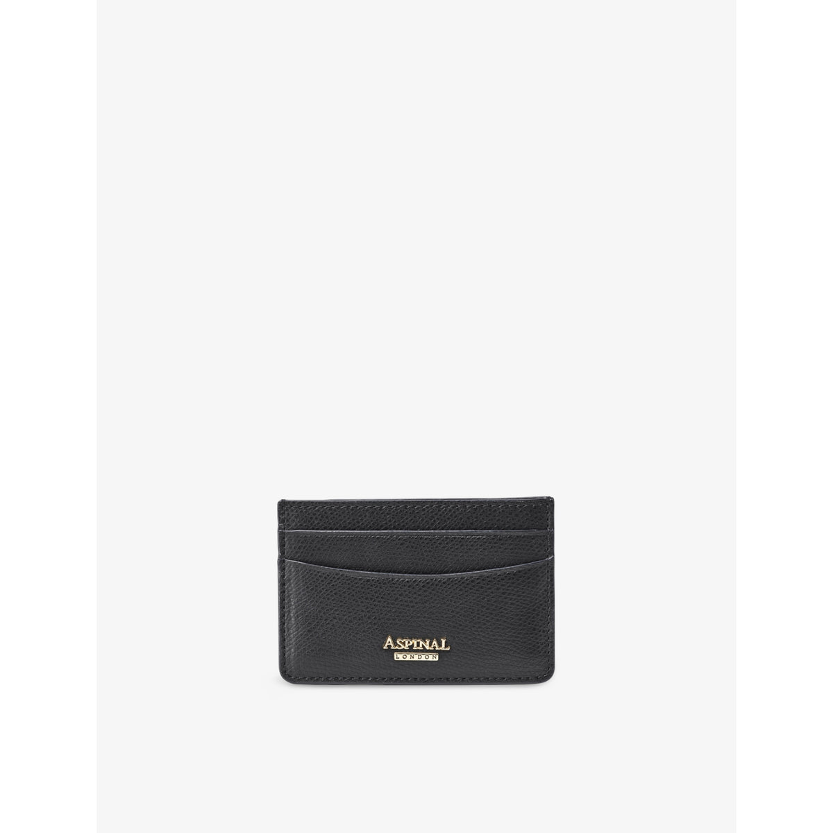 Aspinal of London slim leather card holder with card slots (British brand)