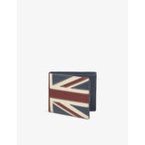 Aspinal of London Union Jack billfold leather wallet (British brand)