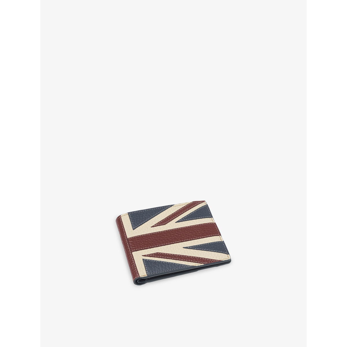Aspinal of London Union Jack billfold leather wallet (British brand)