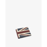 Aspinal of London Union Jack billfold leather wallet (British brand)