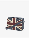 Asplinal of London Union Jack leather camera bag (British brand)