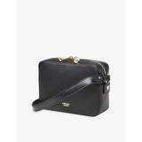 Aspinal of London logo-plaque leather camera bag - British product