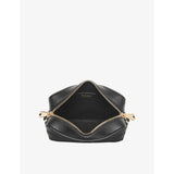 Aspinal of London logo-plaque leather camera bag - British product
