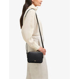Aspinal of London logo-plaque leather camera bag - British product