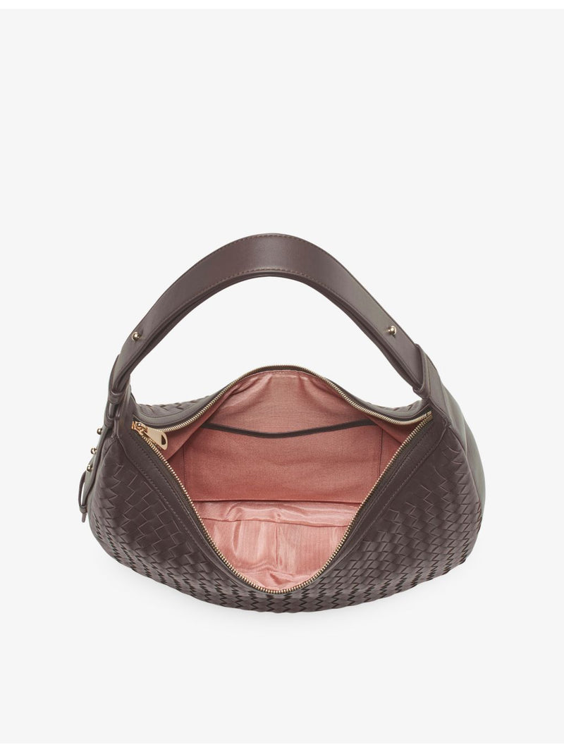 Aspinal of London Hudson crescent leather cross-body bag (British brand)