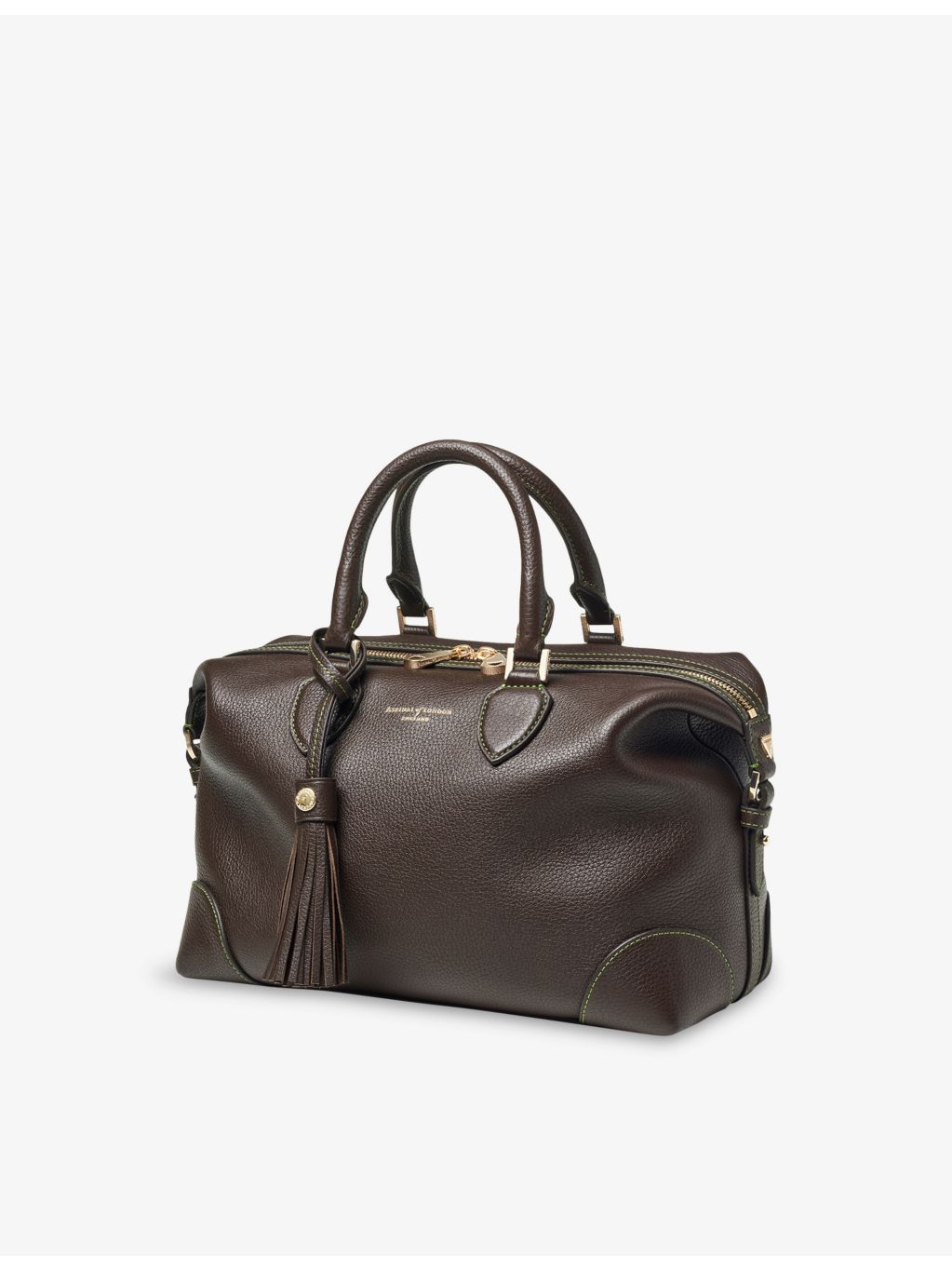 Aspinal of London Hudson leather bowling bag, UK version