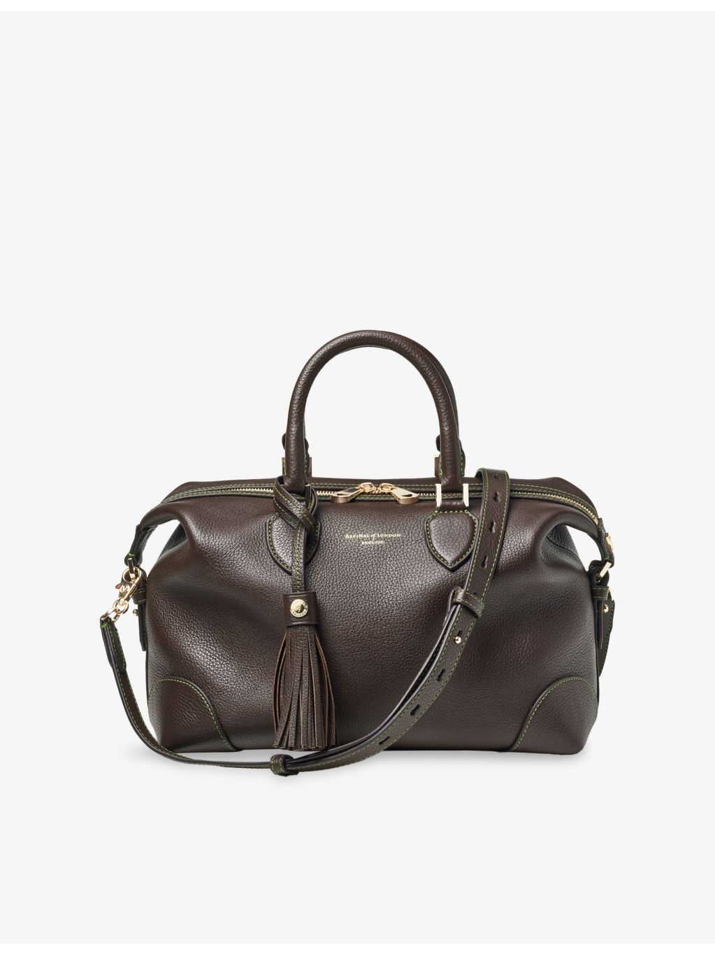 Aspinal of London Hudson leather bowling bag, UK version