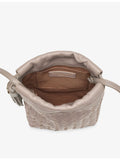 Aspinal of London Soho Weave leather cross-body pouch, imported from the UK