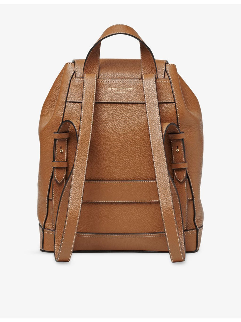 Aspinal of London Hudson small leather backpack, imported from the UK