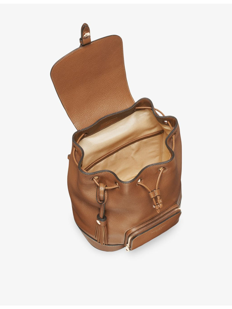 Aspinal of London Hudson small leather backpack, imported from the UK