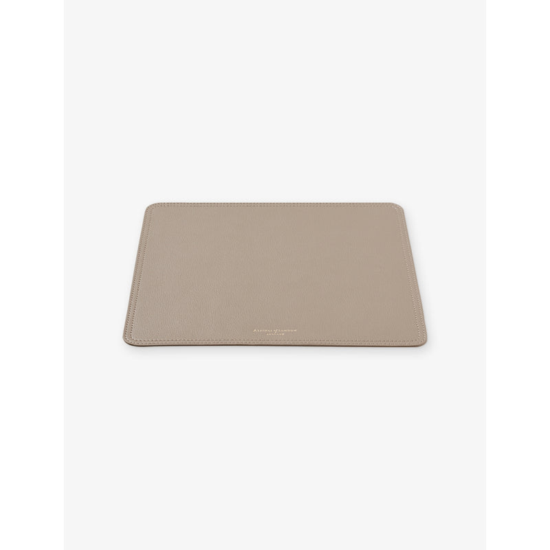 Aspinal of London 100% leather travel mouse pad - British product