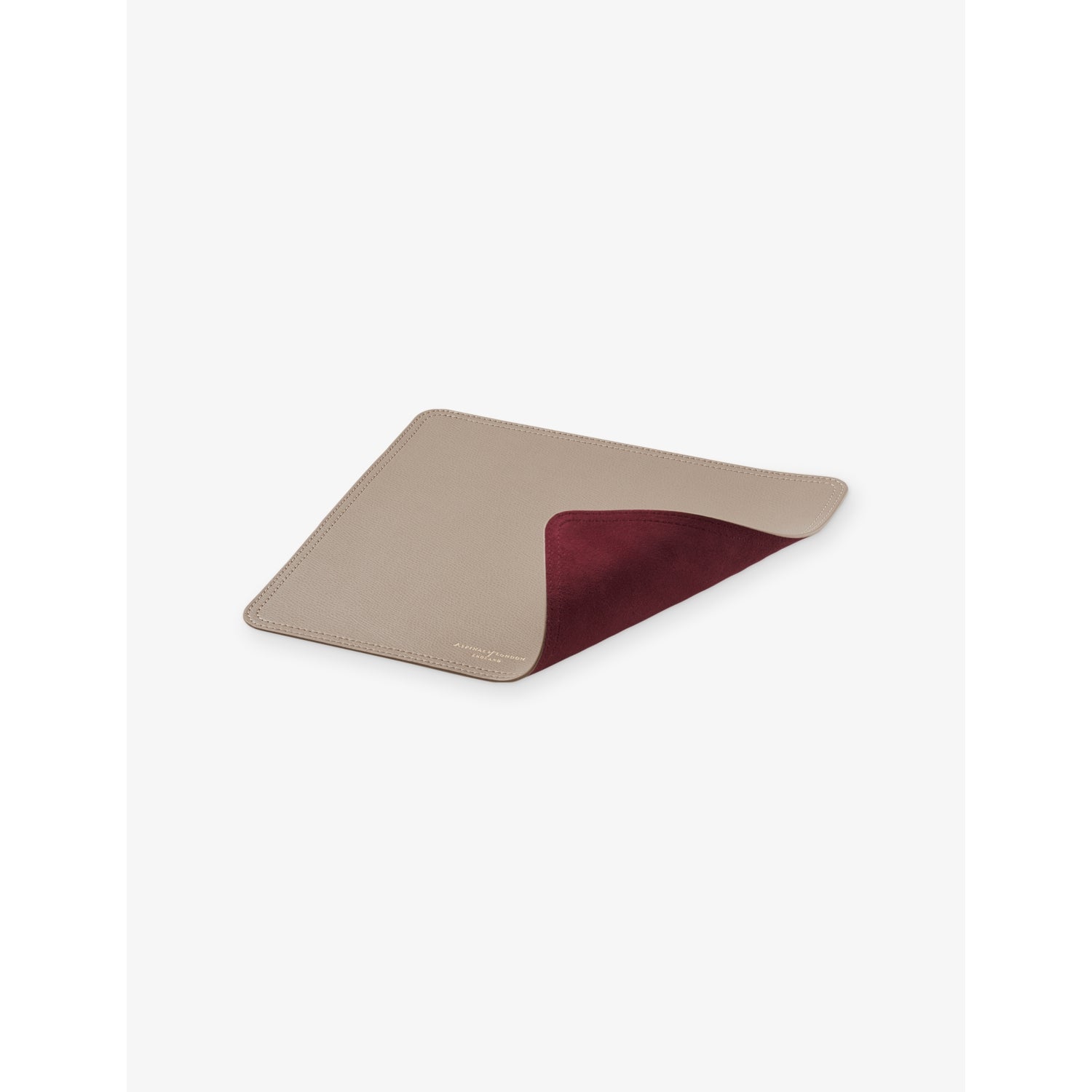 Aspinal of London 100% leather travel mouse pad - British product