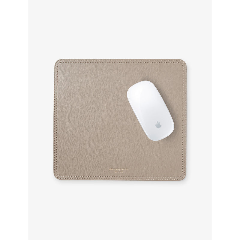 Aspinal of London 100% leather travel mouse pad - British product