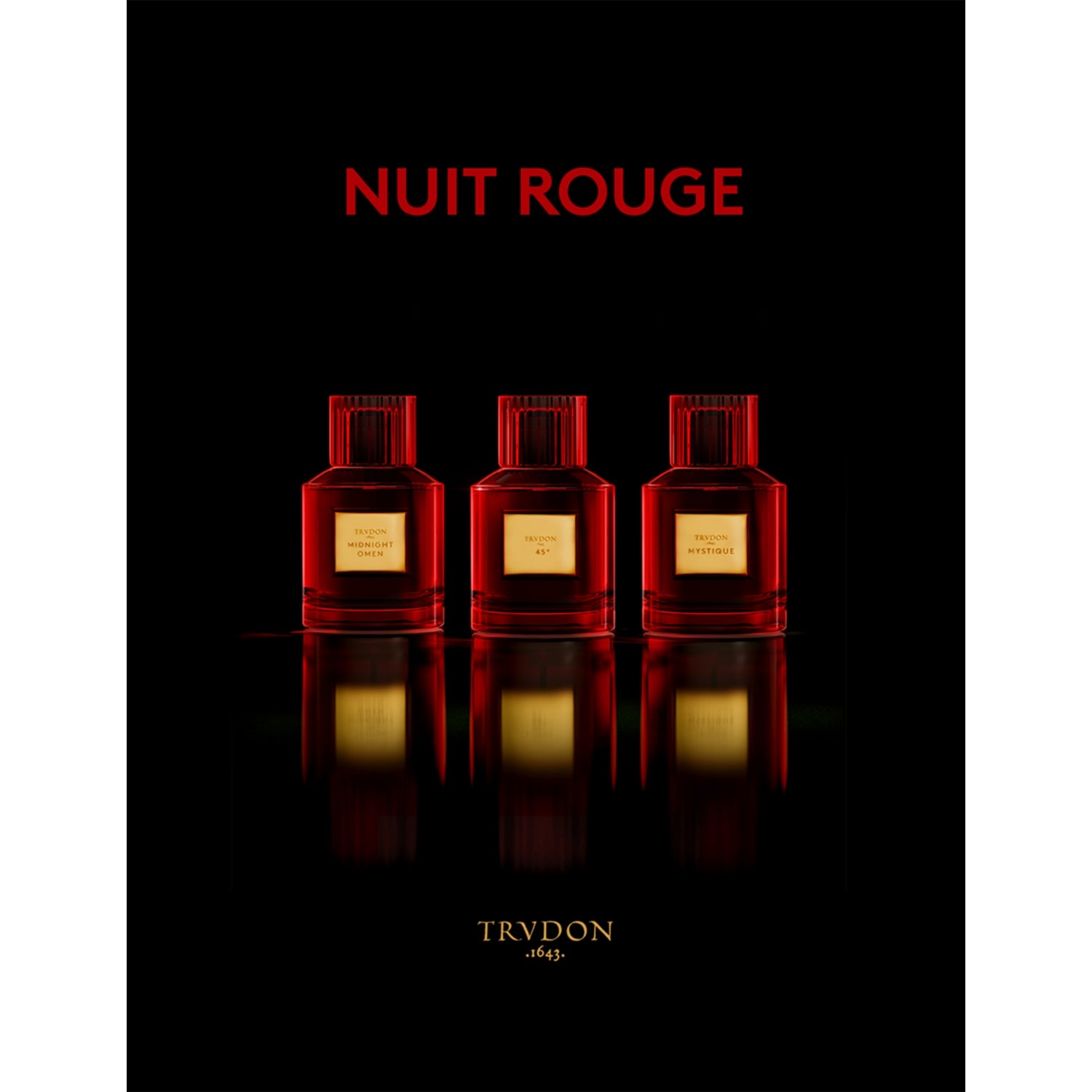 Trudon Mystique parfum 100ml spray bottle, UK version