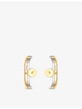 Boucheron 18ct yellow and white gold diamond stud earrings 0.26ct (British brand)
