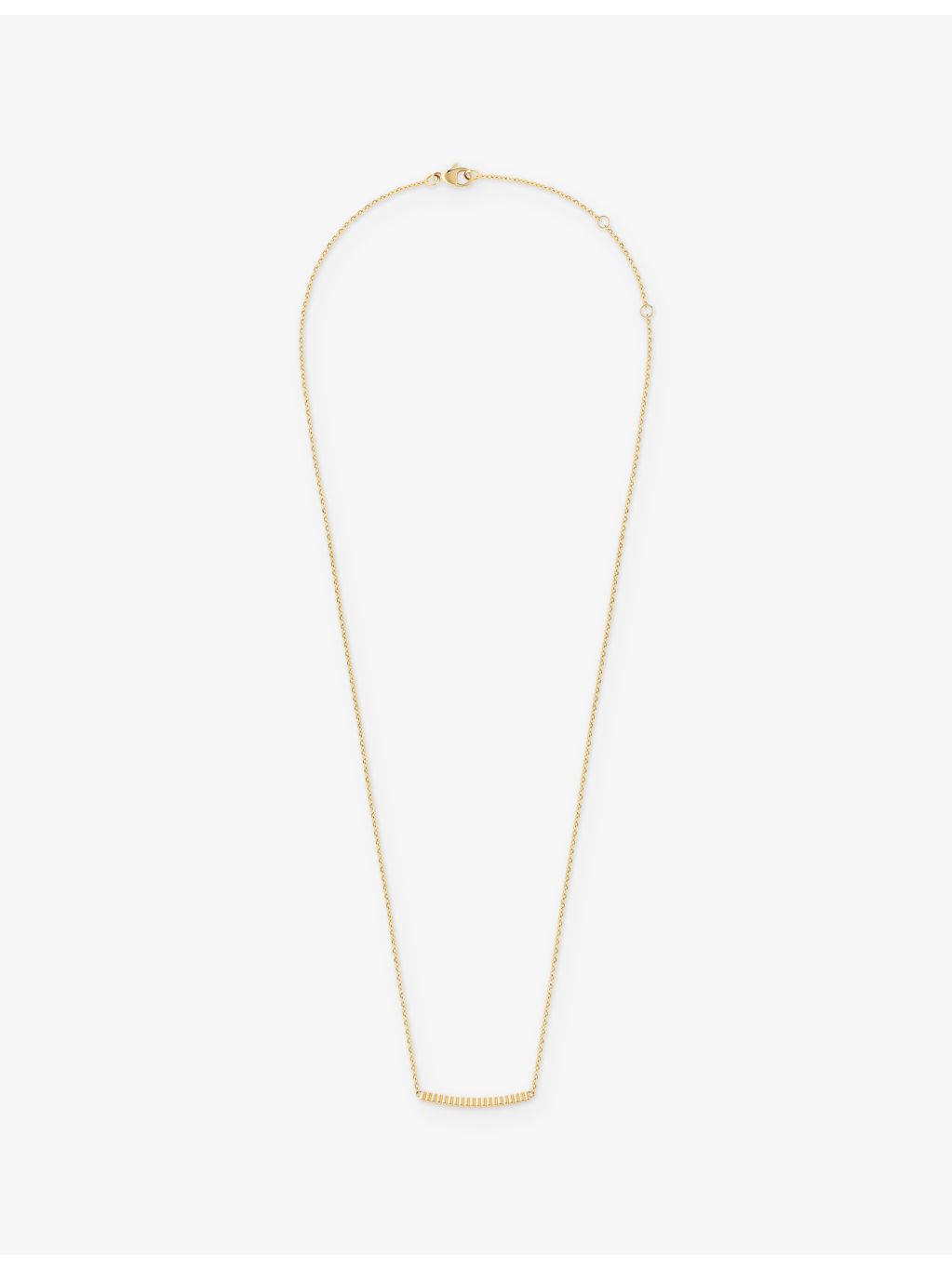 Boucheron Quatre Grosgrain 18ct yellow gold pendant necklace 45cm (British brand)