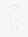 Boucheron Quatre Grosgrain 18ct yellow gold pendant necklace 45cm (British brand)