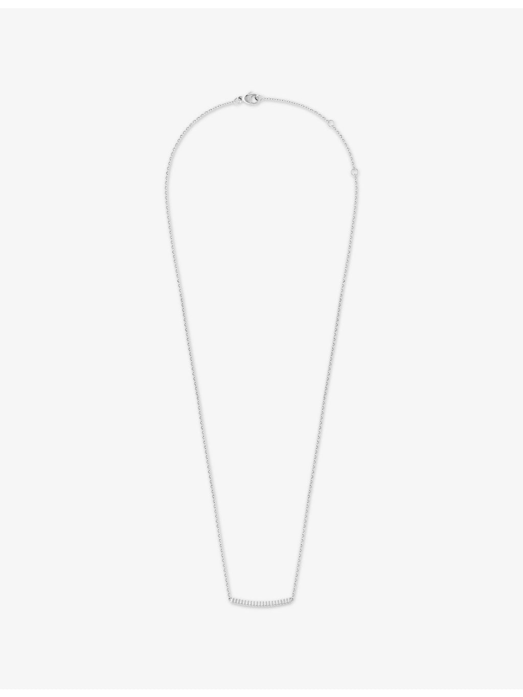 Boucheron Quatre Grosgrain 18ct white gold pendant necklace 45cm - British product