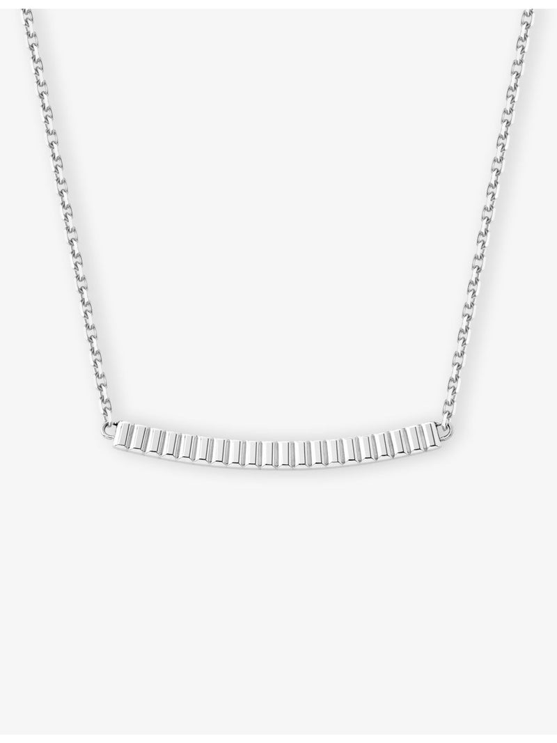Boucheron Quatre Grosgrain 18ct white gold pendant necklace 45cm - British product