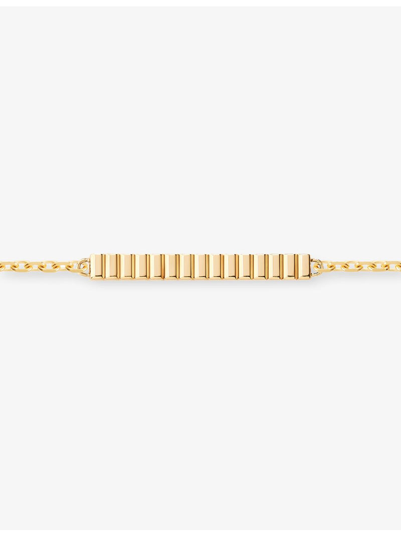 Boucheron 18ct yellow gold Quatre Grosgrain bracelet, UK version