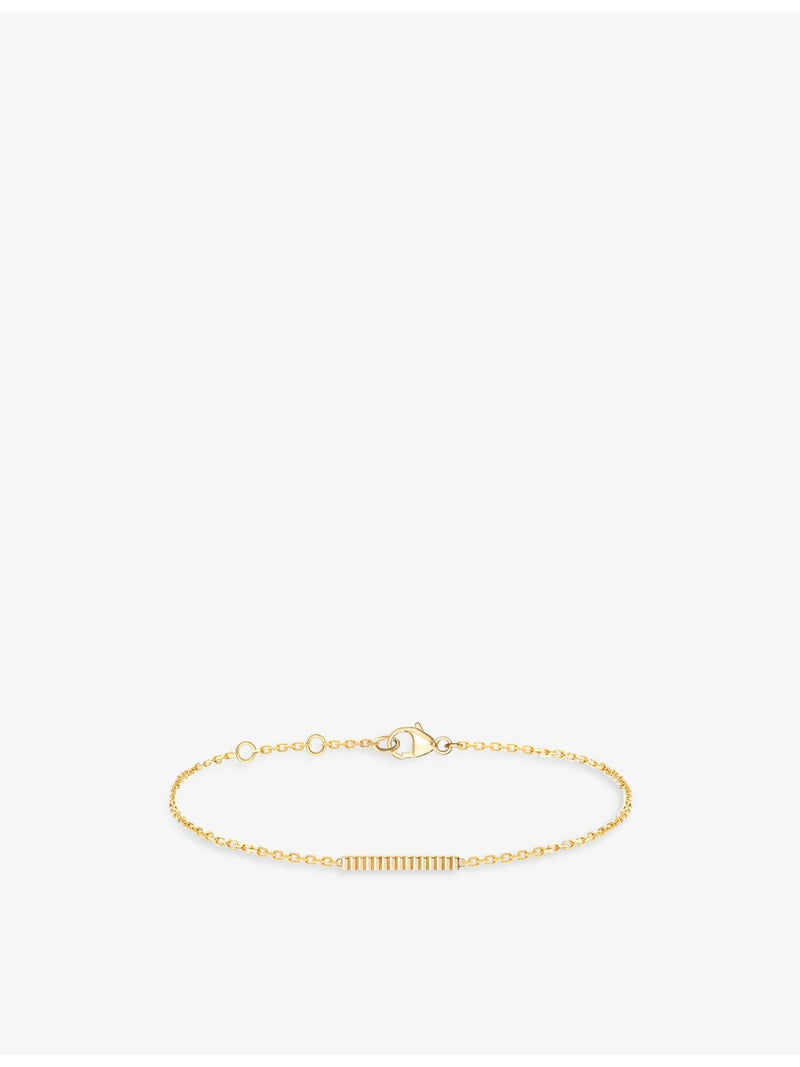 Boucheron 18ct yellow gold Quatre Grosgrain bracelet, UK version